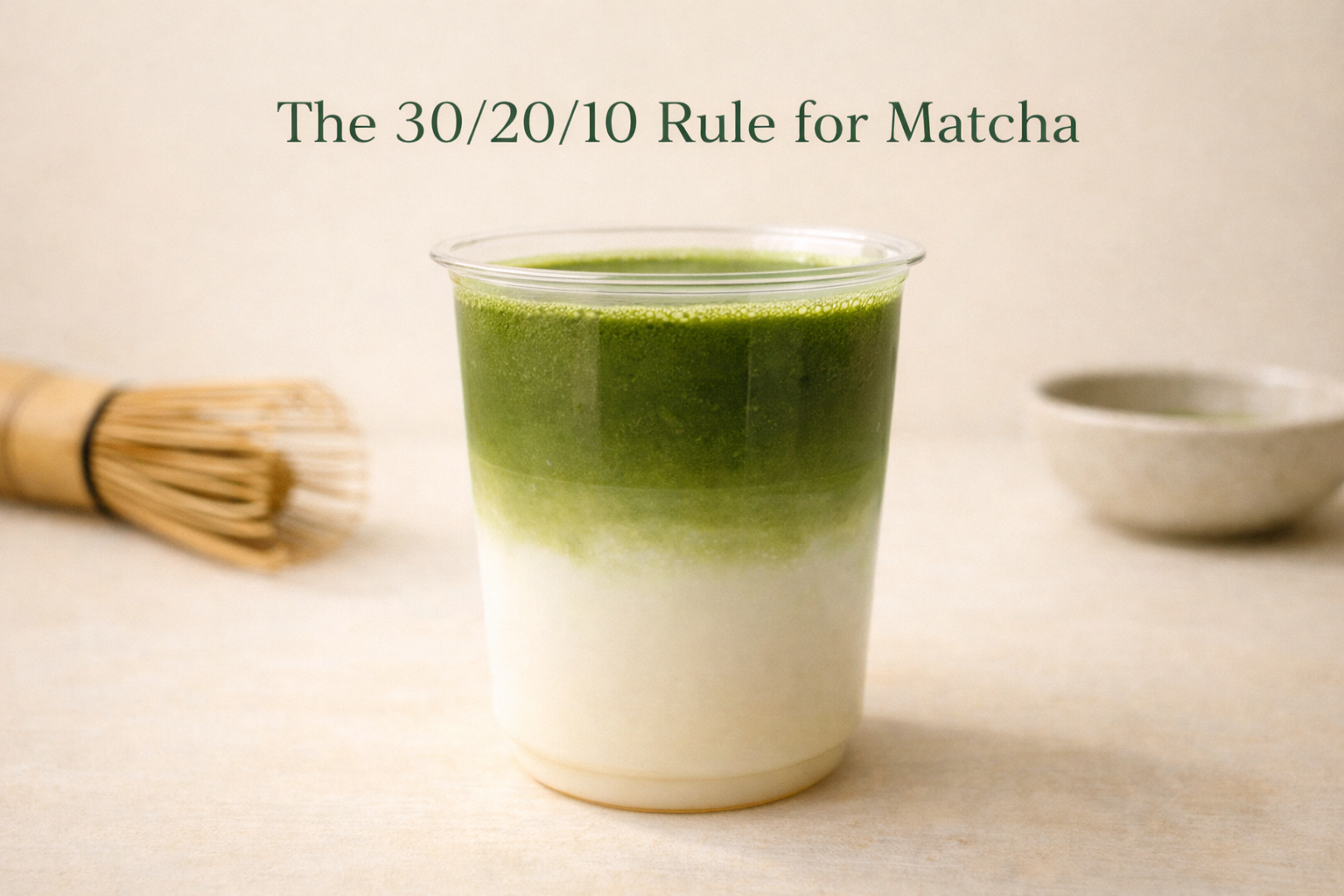 What Is the 30/20/10 Rule for Matcha